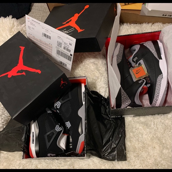 Jordan Other - Size 15 - Jordan Nike Air 3 And 4 Dead stock Retro OG Playoffs